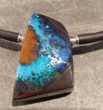 Boulder Opal als Wechselschließe