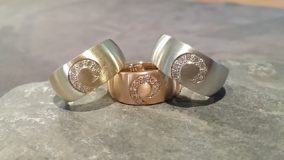 Ringe in Gelb Weiß und Rotgold mit Brillanten